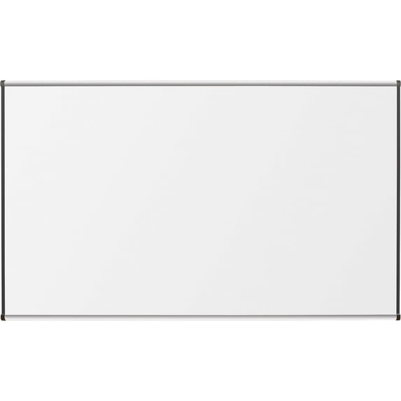 Lorell Marker Board 72" (6 ft) Width x 48" (4 ft) Height - Porcelain Enameled Steel Surface - Satin Aluminum Frame - Assembly Required - 1 Each