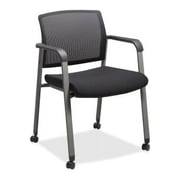 Lorell, Mesh Back Guest Chairs with Casters, 1 Each