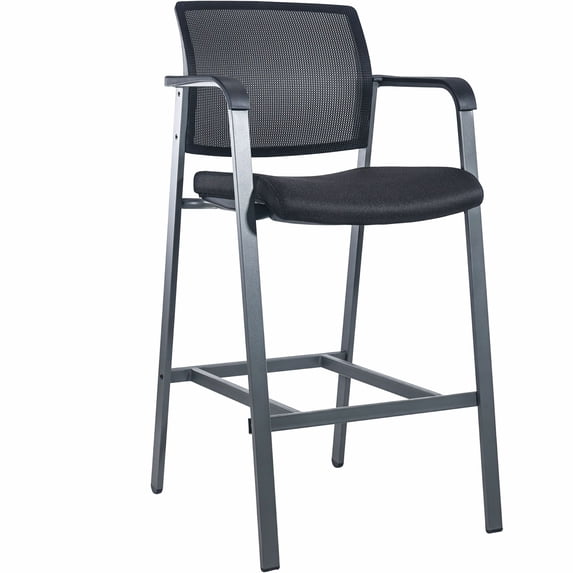 Lorell, Mesh Back Guest Stool, 1 Each
