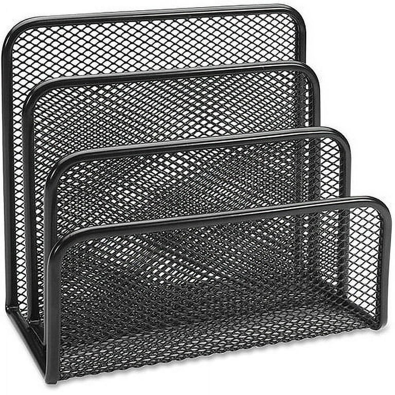 Lorell Mesh Vertical Desktop File Sorter - 4 Divider(s) - 5.6 Lorell Mesh Vertical Desktop File Sorter - 4 Divider(s) - 5.6