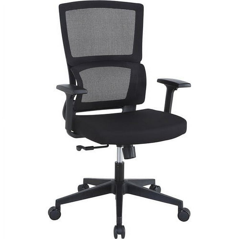 Lorell Mesh Back Task Chair - Fabric Seat - Mesh Back - 5-star Base - Black - 1 Each Lorell Mesh Back Task Chair - Fabric Seat - Mesh Back - 5-star Base - Black - 1 Each