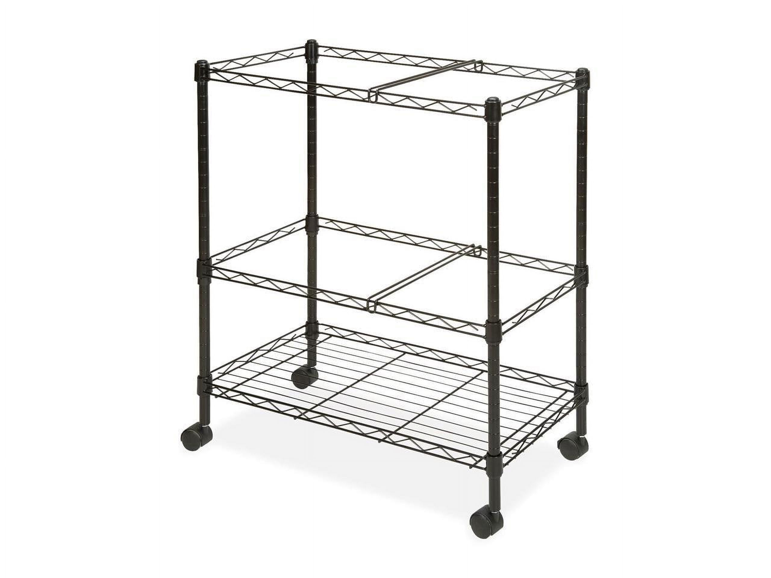 Lorell Commercial-Grade File Caddy - 400 lb Capacity - 4 Casters - Steel - x 16.6 Lorell Commercial-Grade File Caddy - 400 lb Capacity - 4 Casters - Steel - x 16.6