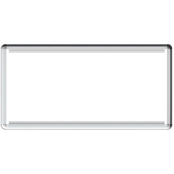 Lorell Mounting Frame for Whiteboard - Silver - 1 Each | Bundle of 5 Each, Easily change them by slipping a felt panel