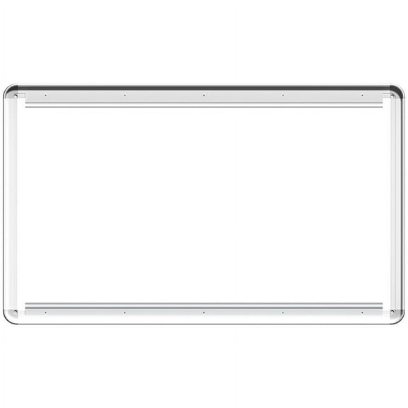 Lorell Mounting Frame for Whiteboard - Silver - 1 Each | Bundle of 5 Each, Easily change them by slipping a felt panel