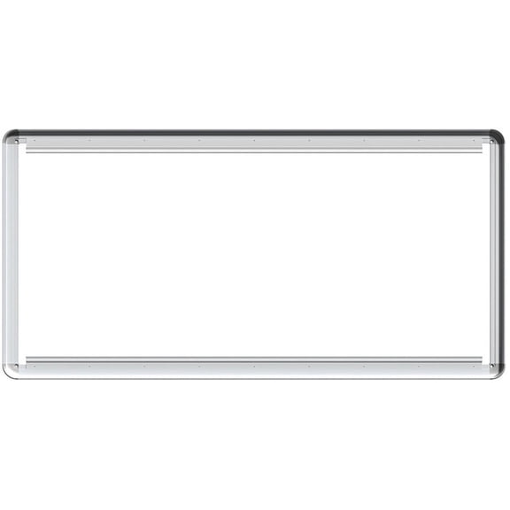 Lorell Mounting Frame for Whiteboard - Silver - 1 Each, Easy Sliding