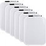 Lorell Personal Dry-Erase Whiteboards, 11" x 8 1/2", Plastic Frame With White Finish, Pack Of 6