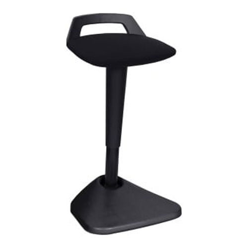 Lorell Pivot Chair - Black Fabric Seat - Square Base - 1 Each Lorell Pivot Chair - Black Fabric Seat - Square Base - 1 Each