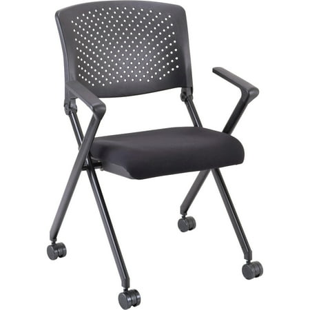Lorell, Plastic Arms/Back Nesting Chair, 2 / Carton