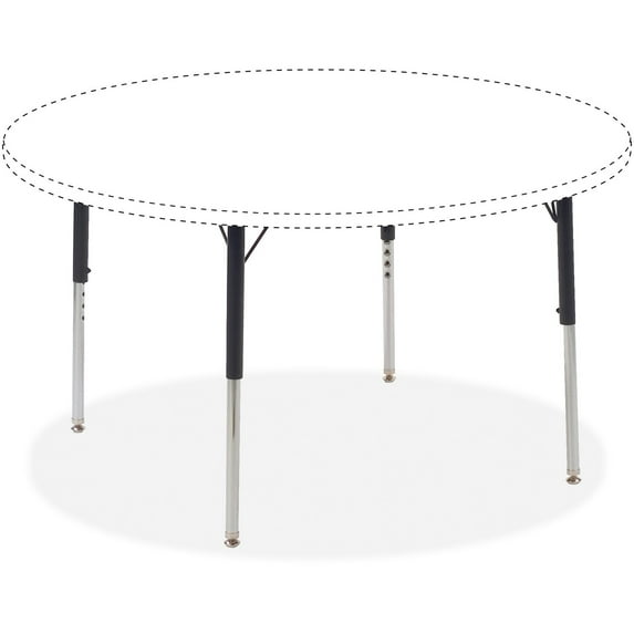 Lorell Play Tabletop Adjustable Legs, Multiple Heights/Colors