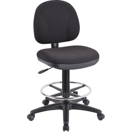 Lorell LLR80008 Adjustable Multi Task Stool- 24in.x24in.x40-.50in.x50-.50in.- Black