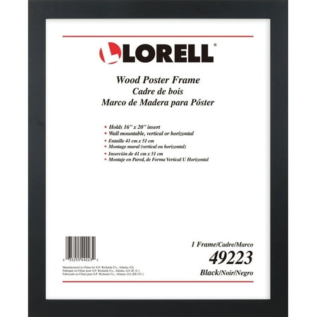Lorell, LLR49223, Poster Frame, 1 Each, Black