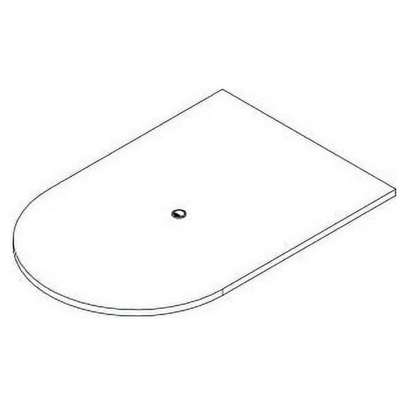 Lorell Prominence 2.0 Half-Racetrack Conference Tabletop Espresso Racetrack, Laminated Top - 72" Table Top Width x 48" Table Top Depth x 1.50" Table Top Thickness - Assembly Required