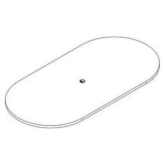 Lorell Prominence 2.0 Racetrack Conference Tabletop Mahogany Racetrack, Laminated Top - 96" Table Top Width x 48" Table Top Depth x 1.50" Table Top Thickness - Assembly Required