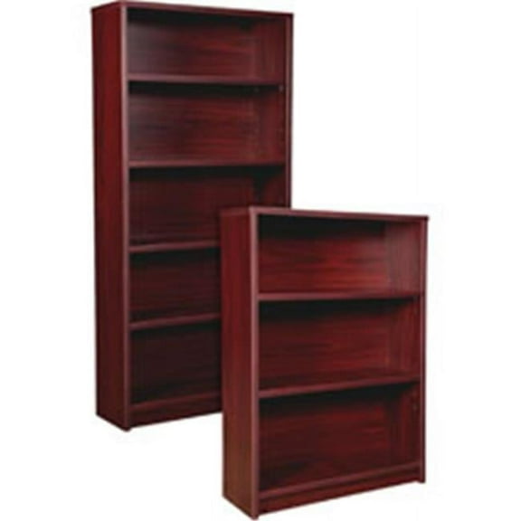 Lorell Prominence Laminate Bookcase - Mahogany
