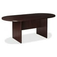 thumbnail image 1 of Lorell Prominence Racetrack Conference Table 72" x 36" x 29"Table, 1" Top, 0.1" Edge - Material: Particleboard, Thermofused Melamine (TFM) - Finish: Espresso, 1 of 2