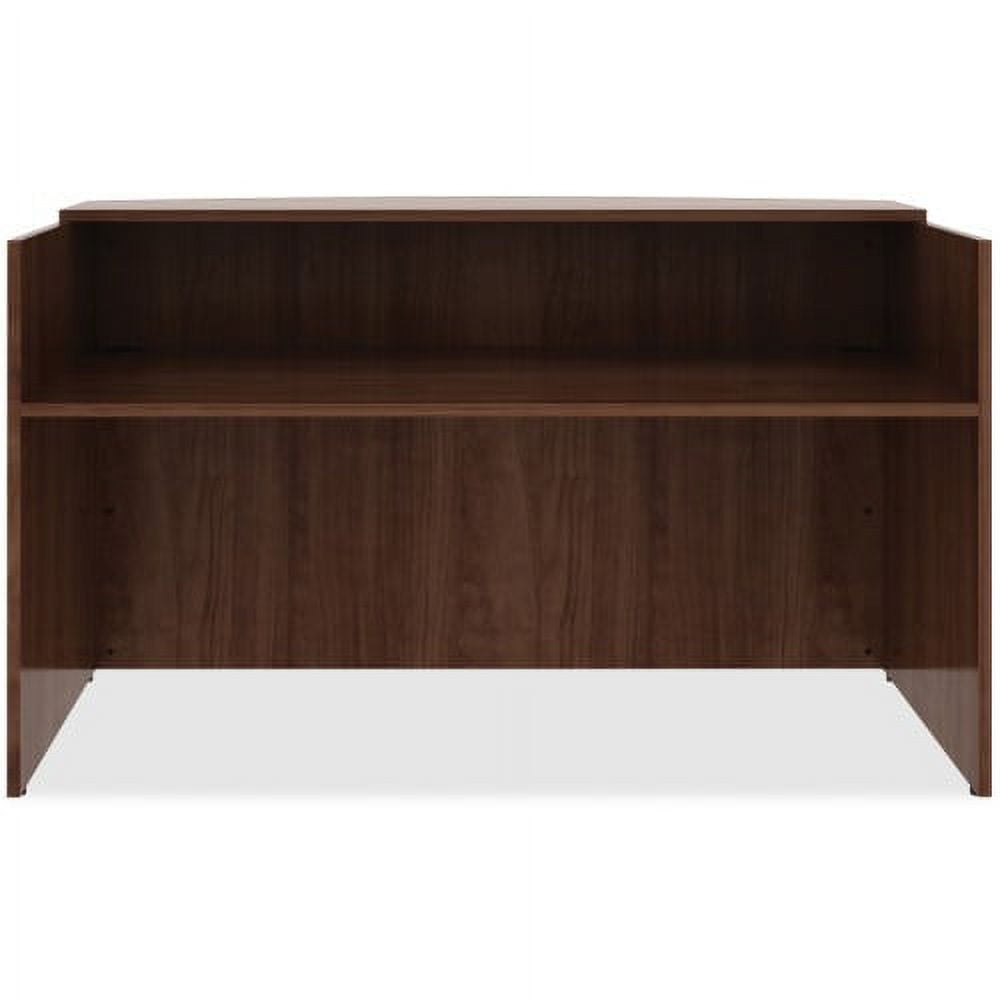 Walnut Laminate High-Quality Office Reception Desk