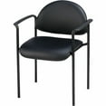 thumbnail image 1 of Lorell, Reception Guest Chair, 1 Each, Black, 1 of 2