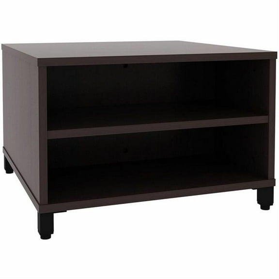 Lorell LLR69204 24 in. Modular Storage Reception Table, Espresso