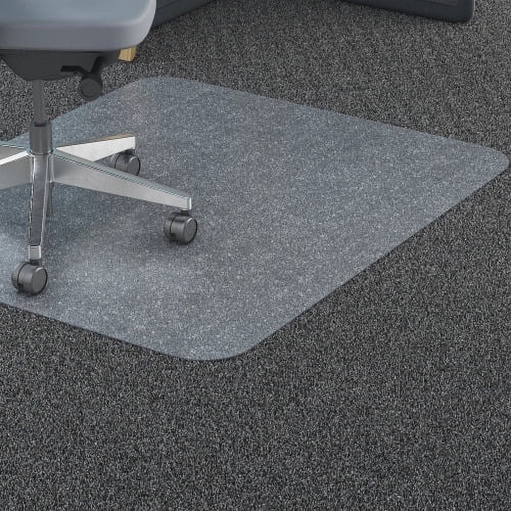 Lorell Rectangular Straight Edge Carpet Chairmats Carpet 46" Width x