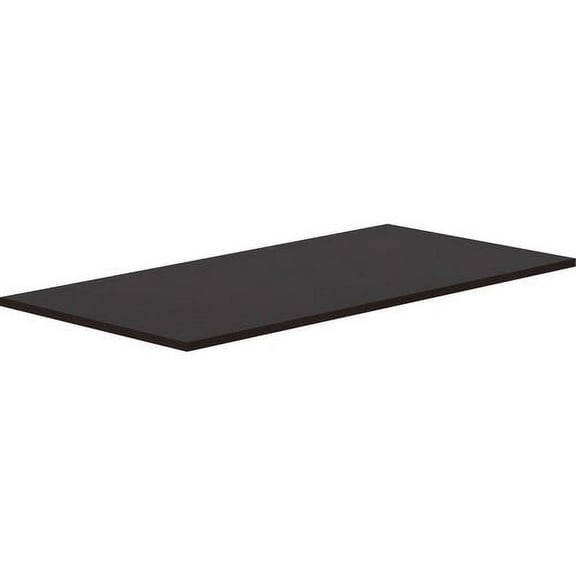 Lorell Relevance Electric Workstation Tabletop 60" x 30"1" - Straight Edge - Material: Polyvinyl Chloride (PVC) Edge - Finish: Espresso