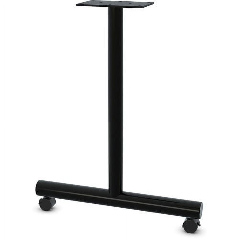 Lorell Tabletop Wheeled T-Leg Base - 27.8 Lorell Tabletop Wheeled T-Leg Base - 27.8
