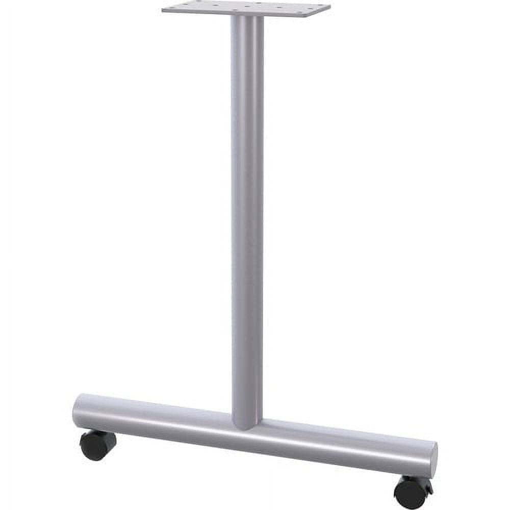 Lorell Tabletop Wheeled T-Leg Base - 27.8 Lorell Tabletop Wheeled T-Leg Base - 27.8