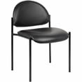 thumbnail image 1 of Lorell Relevance LLR69607 Vinyl Reception Guest Chair, Black, 1 of 6