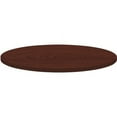 thumbnail image 1 of Lorell Round Invent Tabletop - Mahogany - Round Top - 1" Table Top Thickness x 36" Table Top Diameter - Assembly Required - High Pressure Laminate (HPL), Mahogany - Particleboa | Bundle of 10 Each, 1 of 1
