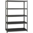 thumbnail image 1 of Lorell Shelving 5-Shelf Steel 3200 lb Cap 48"x18"x72" Black 59702, 1 of 2