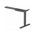 thumbnail image 1 of Lorell Sit-Stand 3rd-Leg Base - Black Base - 275 lb Capacity - Height Adjustable - 45" Height x 51.60" Width x 26.40" Depth - Assembly Required - 1 Each, 1 of 2
