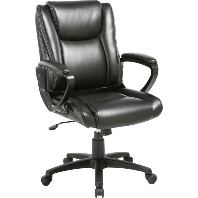 Lorell, Soho High-back Leather Chair, 1 Each