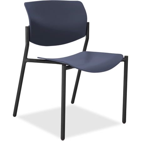 Lorell, LLR83113A204, Stack Chairs with Molded Plastic Seat & Back, 2 / Carton