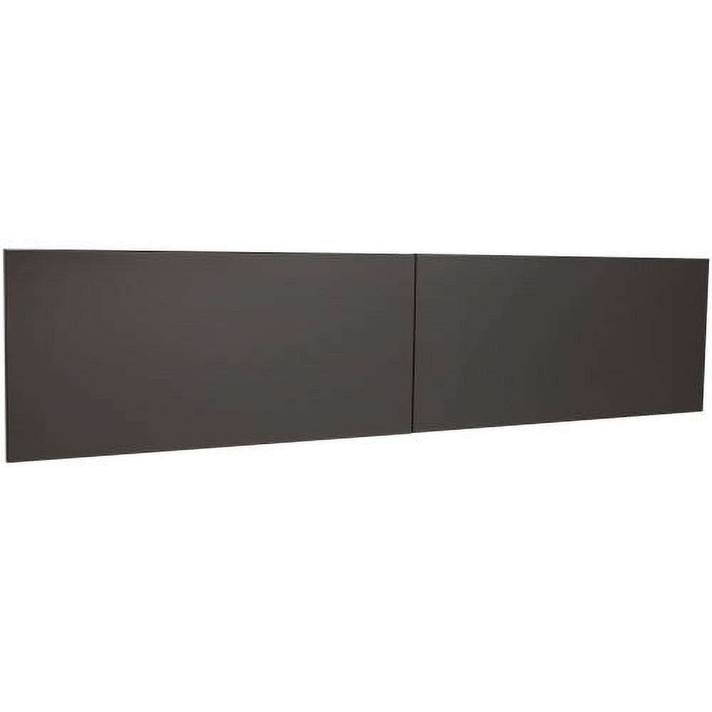 Charcoal Steel 18'' H x 72'' W Hutch Flipper Doors
