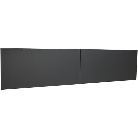 Lorell, Stack-On Hutch Door Kit, 1 Each, Charcoal
