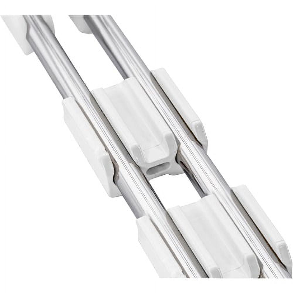 Lorell Stacking Chair Ganging Clips - White - Plastic - 16 / Pack Lorell Stacking Chair Ganging Clips - White - Plastic - 16 / Pack