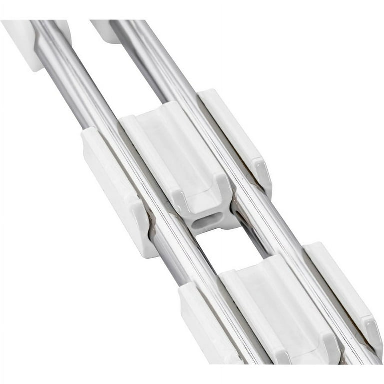 Lorell Stacking Chair Ganging Clips - White - Plastic - 16 / Pack Lorell Stacking Chair Ganging Clips - White - Plastic - 16 / Pack