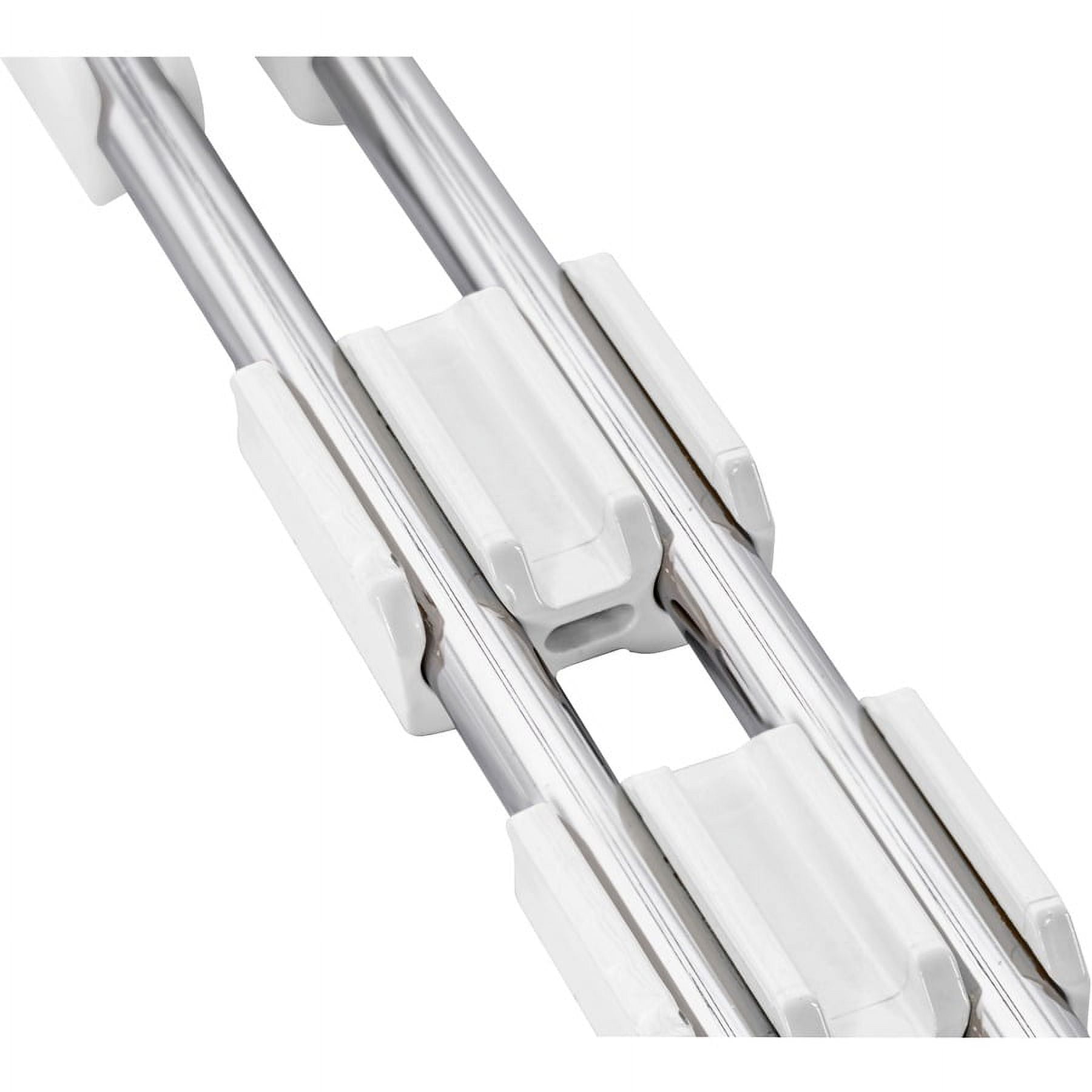 Lorell Stacking Chair Ganging Clips - White - Plastic - 16 / Pack Lorell Stacking Chair Ganging Clips - White - Plastic - 16 / Pack