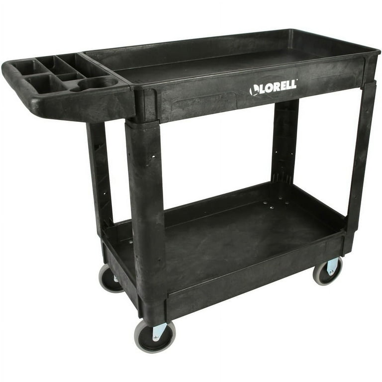 Lorell Storage Bin Utility Cart - 550 lb Capacity - 4 Casters - 5 Lorell Storage Bin Utility Cart - 550 lb Capacity - 4 Casters - 5