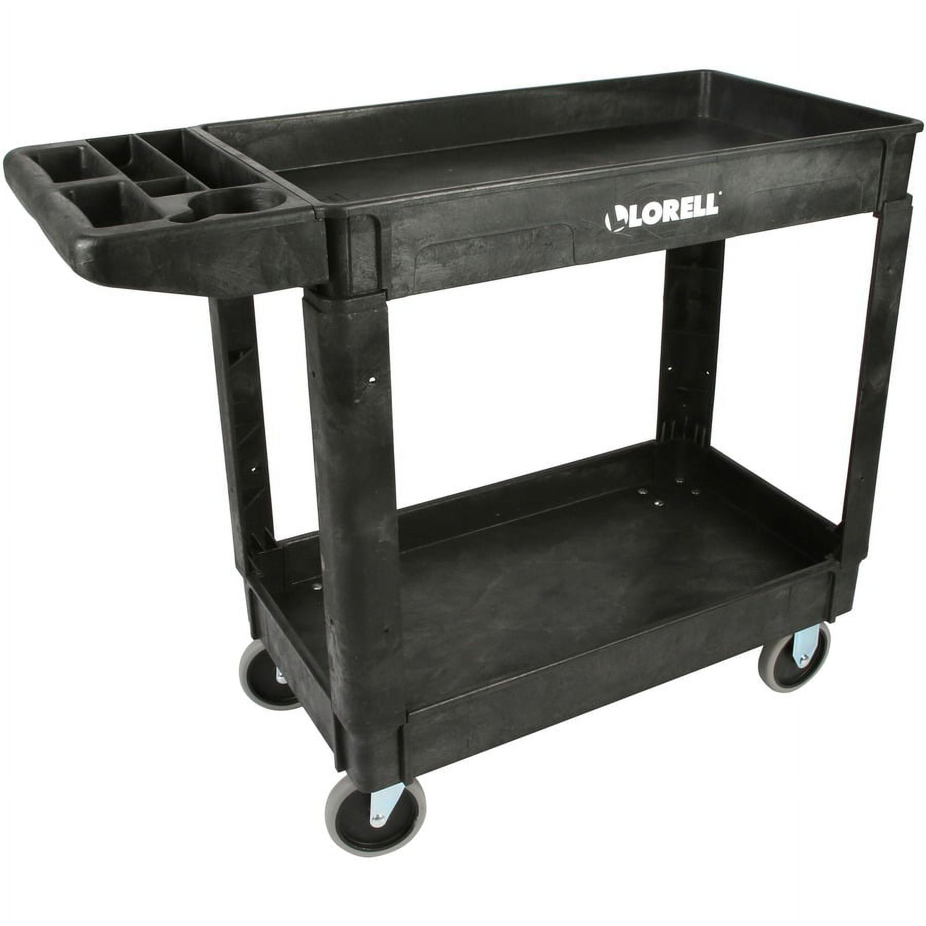 Lorell Storage Bin Utility Cart - 550 lb Capacity - 4 Casters - 5 Lorell Storage Bin Utility Cart - 550 lb Capacity - 4 Casters - 5