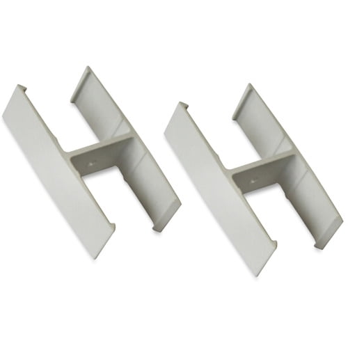 Panel Connector Set Lorell, Straight Panel Connectors, 2 / Set, Aluminum - Walmart.com