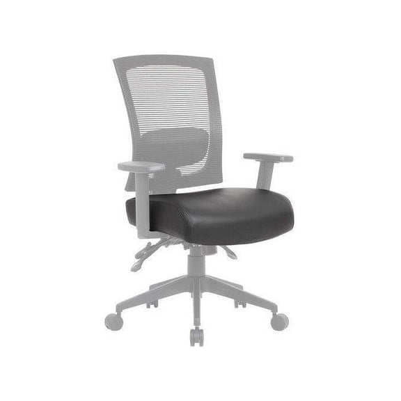 Lorell Task Chair Antimicrobial Seat Cover 19" Length x 19" Width - Polyester - Black - 1 Each