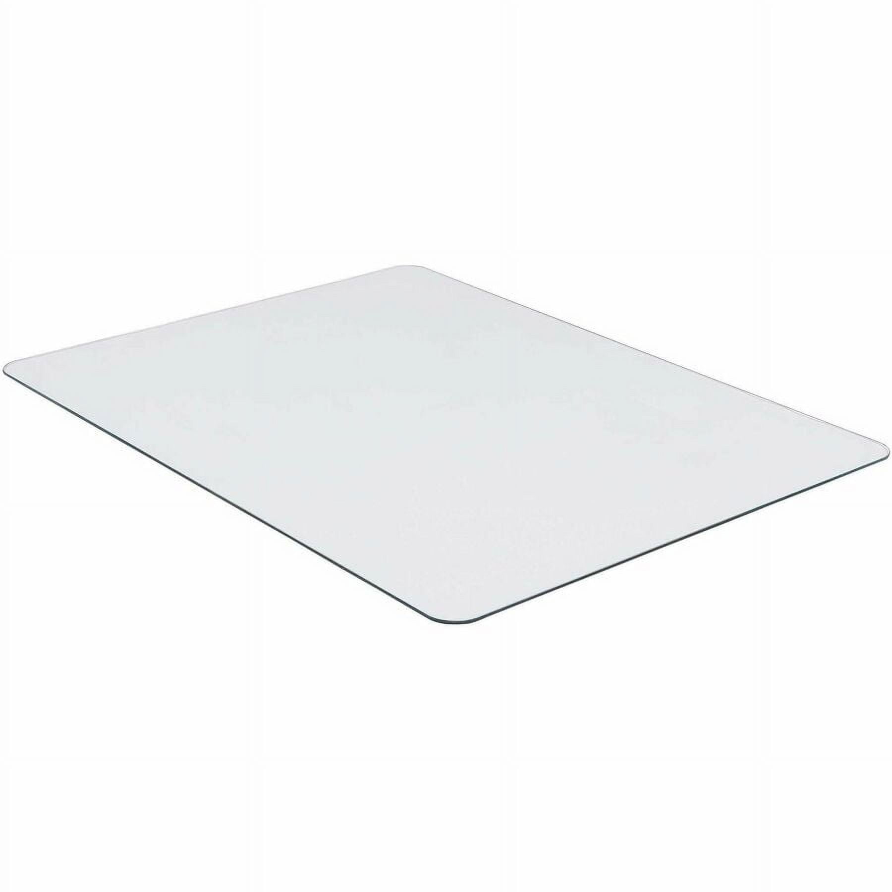 Lorell, Tempered Glass Chairmat, 1 Each, Clear
