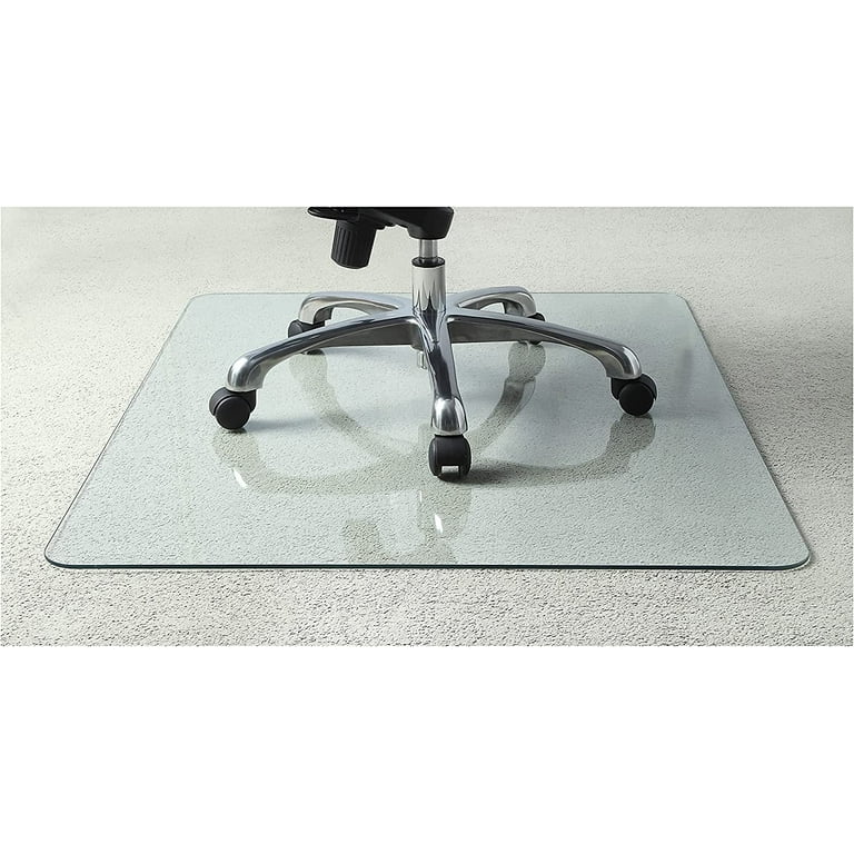 Lorell Tempered Glass Multi Surface Chair Mat 36 Walmart
