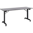 thumbnail image 1 of Lorell Training Table,Folding,Mobile,63"x23-5/8"x29-1/2" ,WTHRDCL/BK (LLR60736), 1 of 6