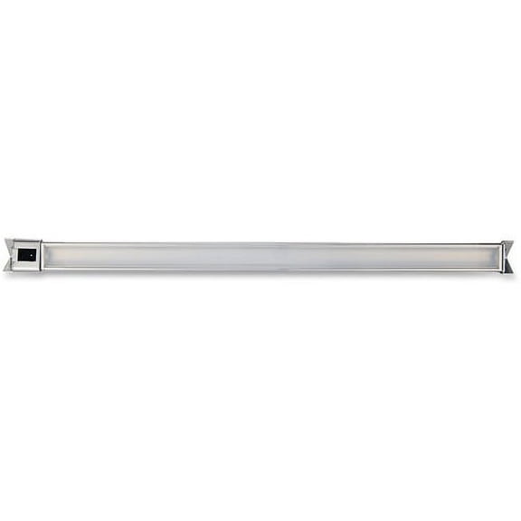 Lorell Under Cabinet 24-1/2" Task Light - 7 W LED Bulb - Adjustable Angle - 420 lm Lumens - Undercabinet Mountable - Silver - for Cabinet, Indoor | Bundle of 10 Each