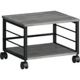 thumbnail image 1 of Lorell Underdesk Mobile Machine Stand - 150 lb Load Capacity - 13.2" Height x 18.7" Width x 15.7" Depth - Desk - Powder Coated - Metal, Laminate, Polyvinyl Chloride (PVC) - Charcoal, Black, 1 of 7