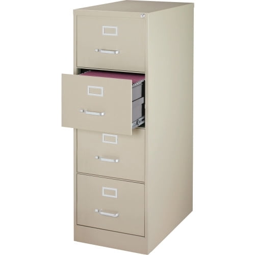 Putty Hon 4 Drawer Vertical Legal File Cabinet 18 x 26.5 x 52 by Hon