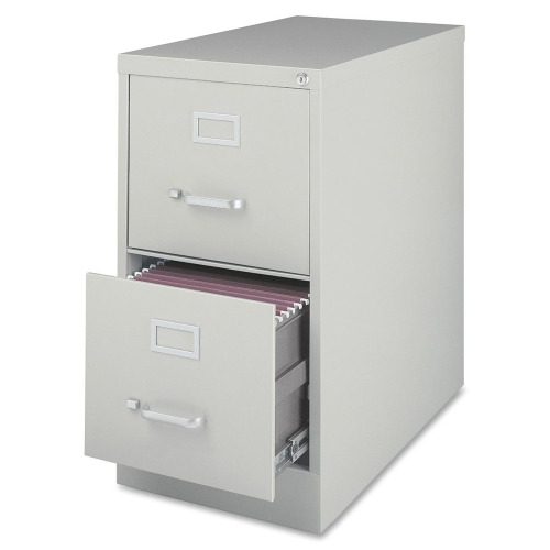 Lorell, Vertical Fle - 2-Drawer, 1 Each, Light Gray - image 1 of 7