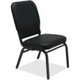 thumbnail image 1 of Lorell, LLR59596, Vinyl Back/Seat Oversized Stack Chairs, 2 / Carton, 1 of 3