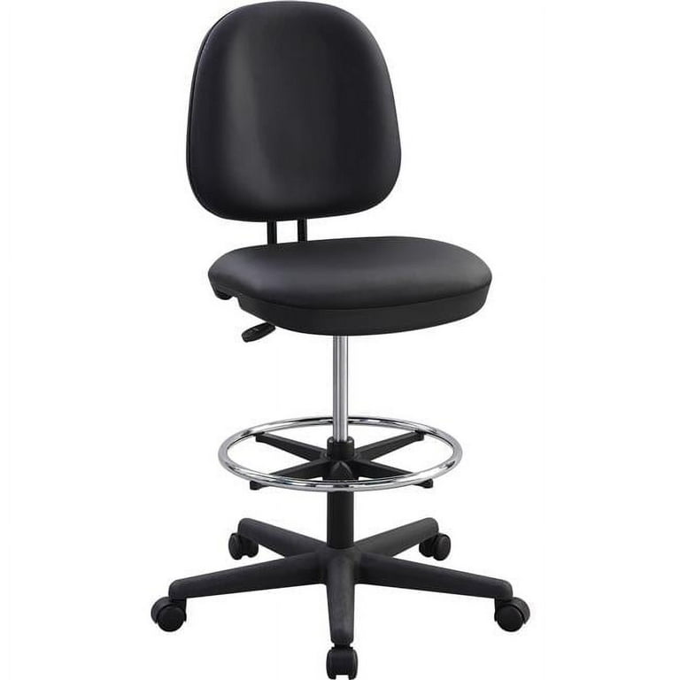 Lorell Vinyl Contoured Task Chair - Vinyl Seat - Vinyl Back - 5-star Base - Black - Plastic - 1 Each Lorell Vinyl Contoured Task Chair - Vinyl Seat - Vinyl Back - 5-star Base - Black - Plastic - 1 Each